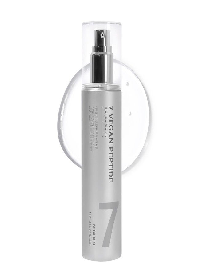 MIZON 7 Vegan Peptide Booster Serum Korean Anti-Aging Face Serum with Niacinamide & Hyaluronic Acid Hydrating Firming & Smoothing Skincare for Fine Lines & Skin Repair – 5.07 fl oz - Image 1